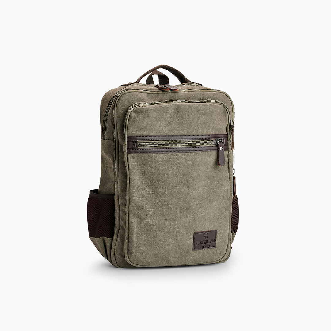 SNYGG RYGGSÄCK FRÅN SUTHERLANDS & SONS – GRÖN