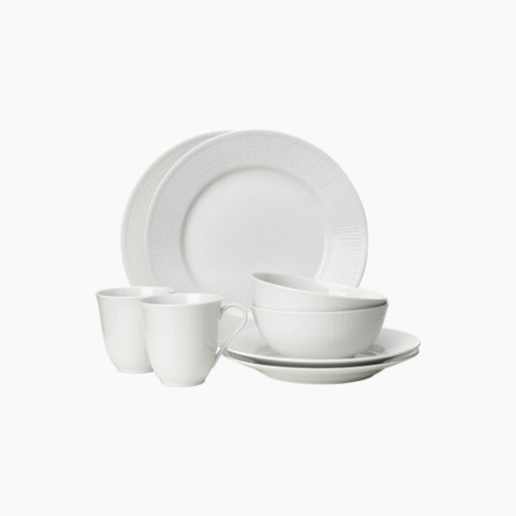Rörstrand Swedish Grace Startset snö 8 delar
