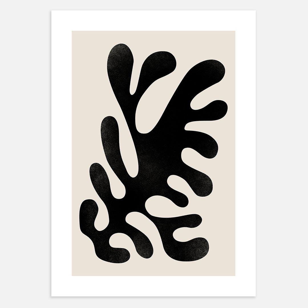 Organic Shape Poster 50x70cm