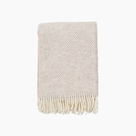 Morris Ullpläd Beige