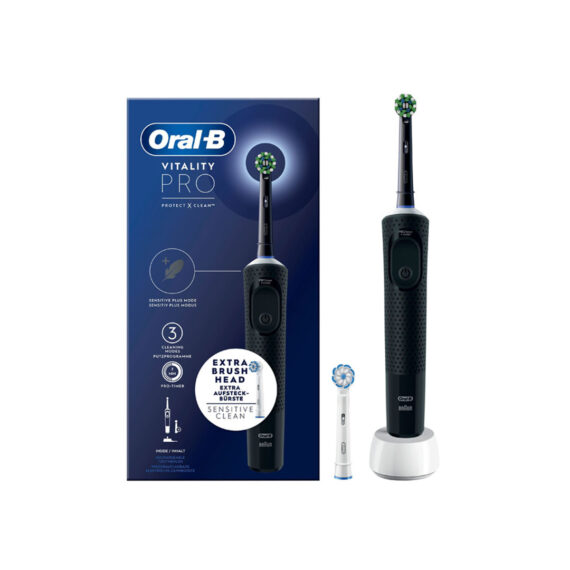 Eltandborste Vitality Pro Black Extra Refill