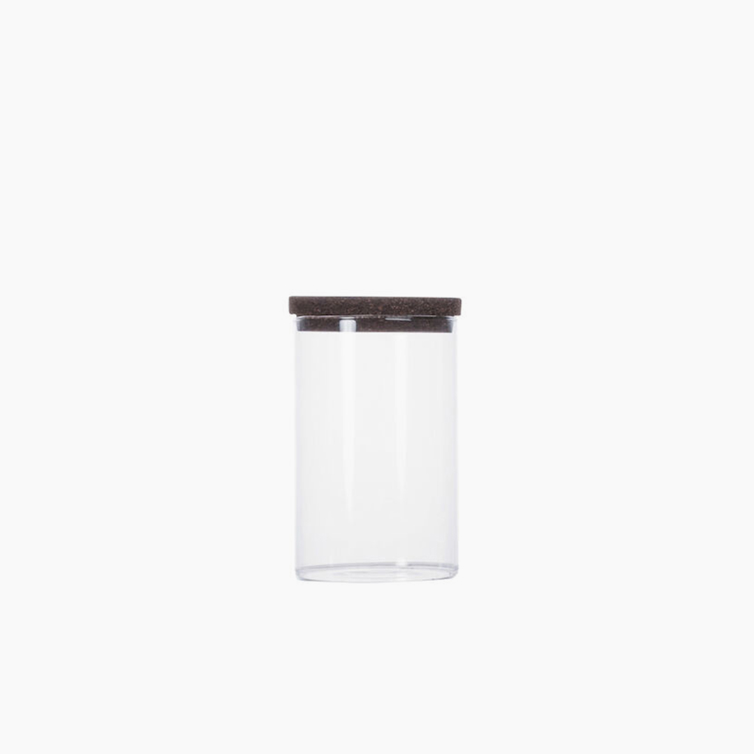 Nature förvaringsbox med korklock medium