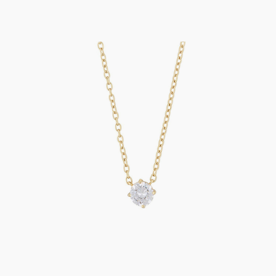 Lurie Stone Pendant Halsband Guld