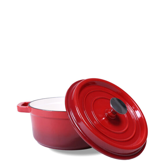 YOKAMA GJUTJÄRNSGRYTA FRÅN MIKSAYO - RÖD